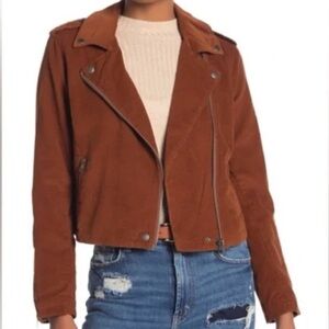 Ten Sixty ShermanWomen’s Corduroy Moto Jacket - Rust